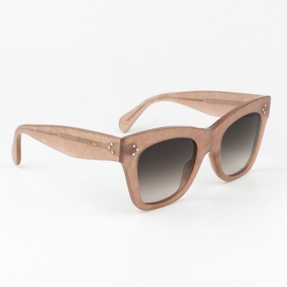NEW Celine CL4004IN 74F CATHERINE Pink Gradient Brown Women Butterfly Sunglasses